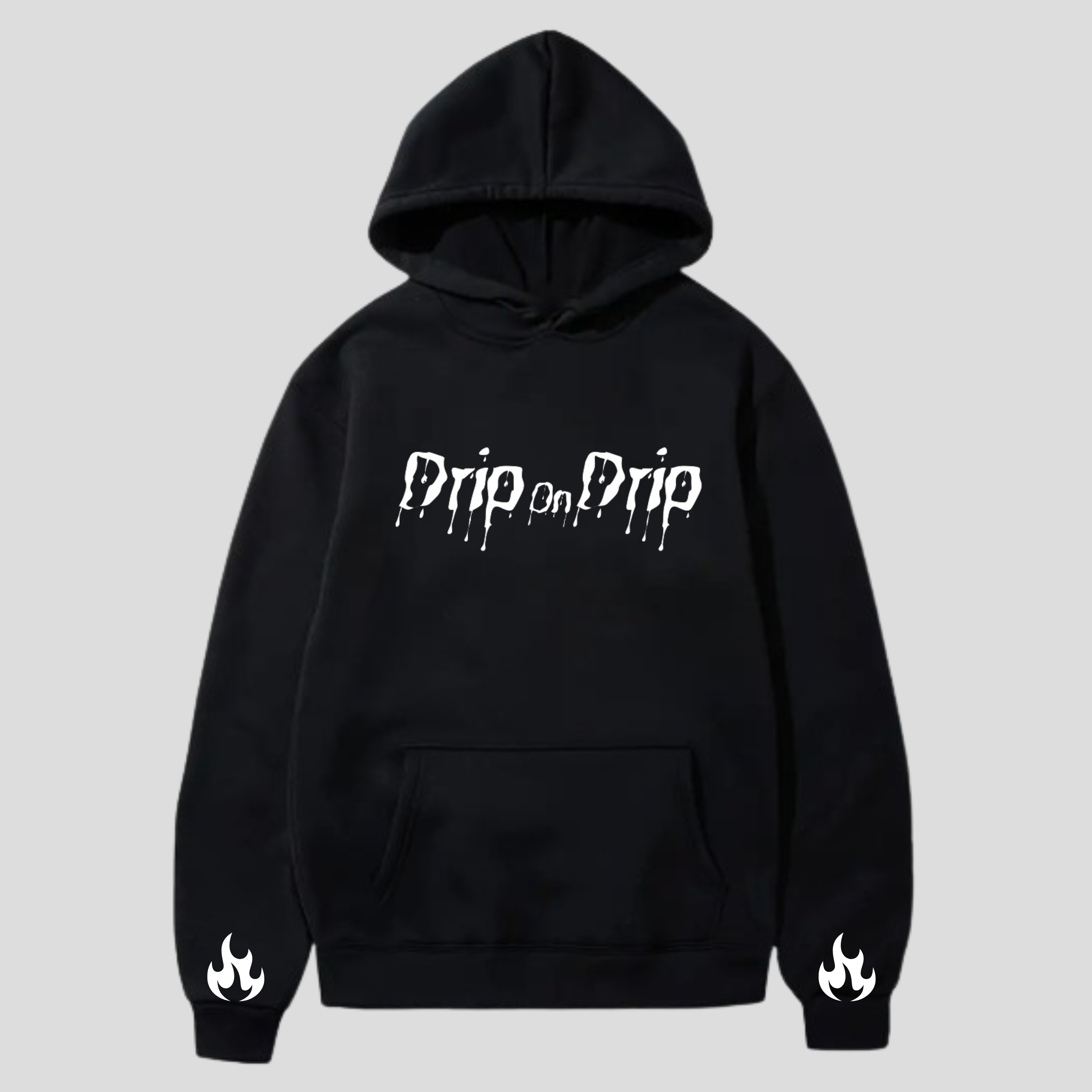 DripOnDrip Black Hoodie